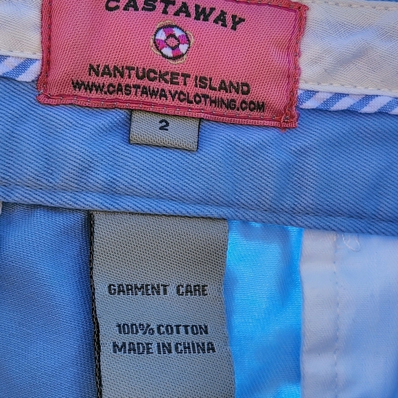 Castaway Nantucket Island Embroidered Lobster Chino Pants 2 - Picture 5 of 6